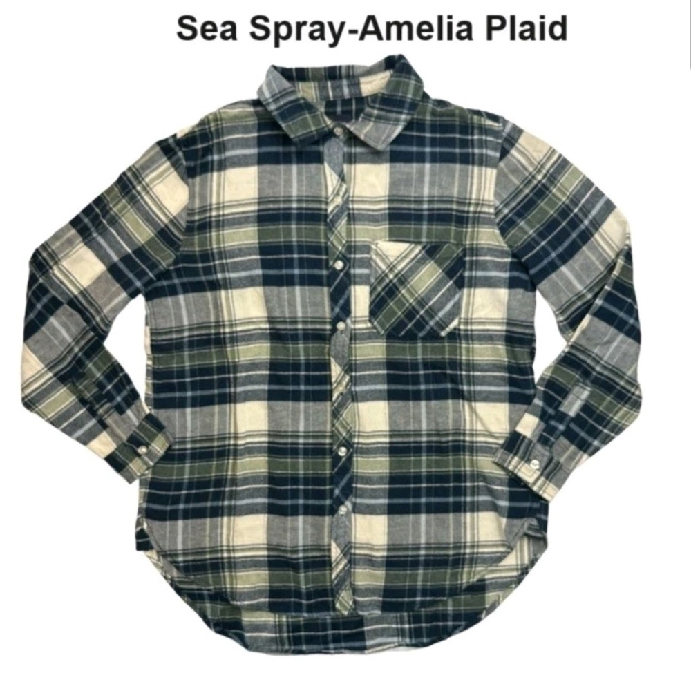 GAP Blue and White Checkered Shirt